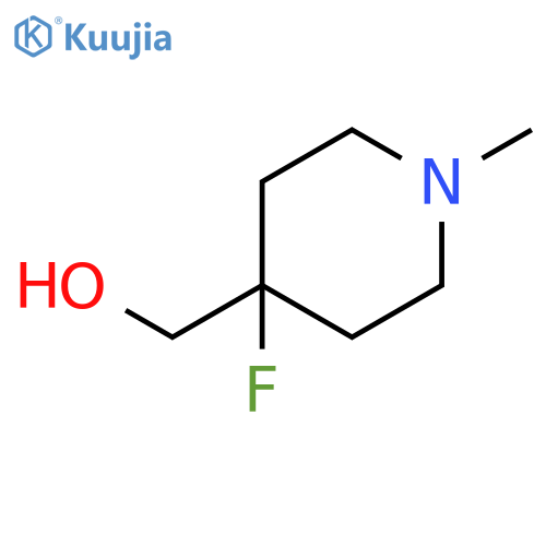 4-Fluoro-1-methyl-4-piperidinemethanol structure