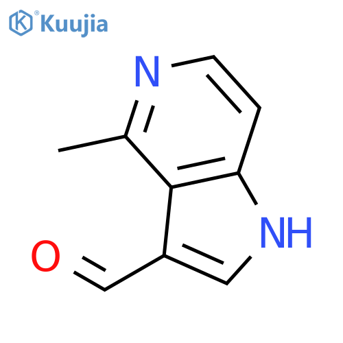 4-Methyl-1H-pyrrolo[3,2-c]pyridine-3-carbaldehyde structure