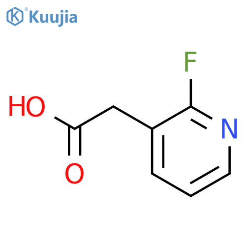 2-(2-FLUOROPYRIDIN-3-YL)ACETIC ACID structure