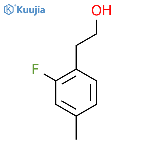 2-(2-Fluoro-4-methylphenyl)ethan-1-ol structure
