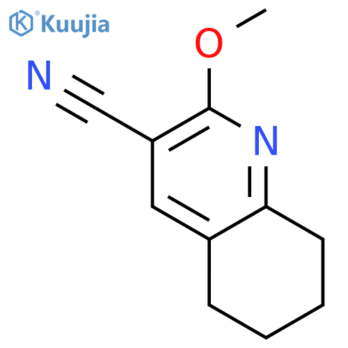 3-Quinolinecarbonitrile, 5,6,7,8-tetrahydro-2-methoxy- structure