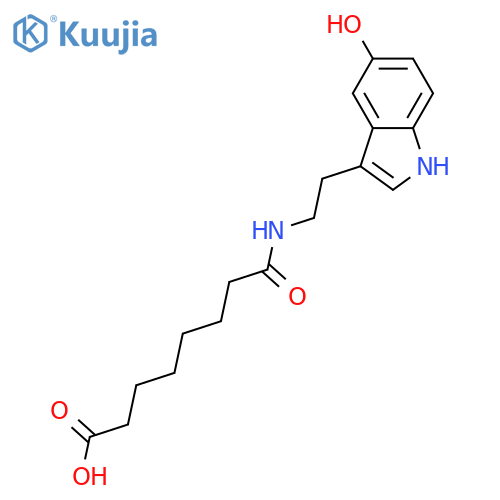 5-Hydroxytryptamine; Nb-(7-Carboxyheptanoyl) structure