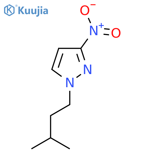 1-Isopentyl-3-nitro-1H-pyrazole structure