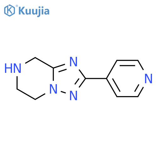 4-{5H,6H,7H,8H-1,2,4triazolo1,5-apyrazin-2-yl}pyridine structure