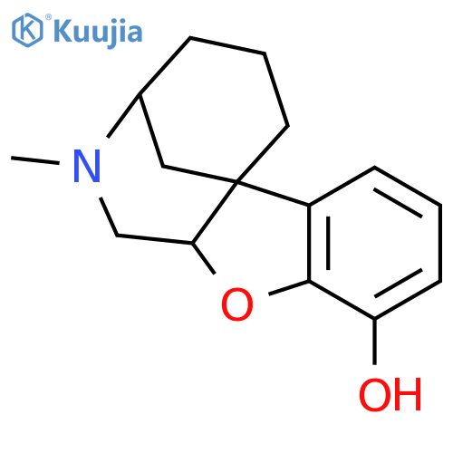 2H-3,6a-Methanobenzofuro[2,3-c]azocin-10-ol,1,3,4,5,6,11a-hexahydro-2-methyl-, (3R,6aS,11aR)-rel- structure