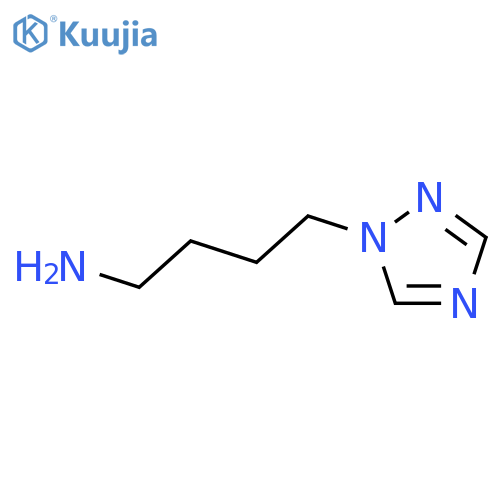 4-(1H-1,2,4-triazol-1-yl)butan-1-amine structure