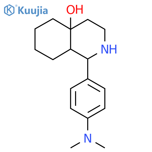 1-[4-(Dimethylamino)phenyl]octahydroisoquinolin-4a(2H)-ol structure