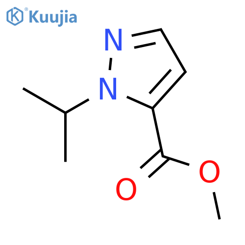 methyl 1-(propan-2-yl)-1H-pyrazole-5-carboxylate structure