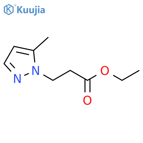 ethyl 3-(5-methyl-1H-pyrazol-1-yl)propanoate structure