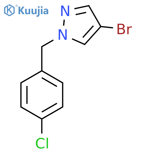 4-Bromo-1-(4-chlorophenyl)methyl-1H-pyrazole structure