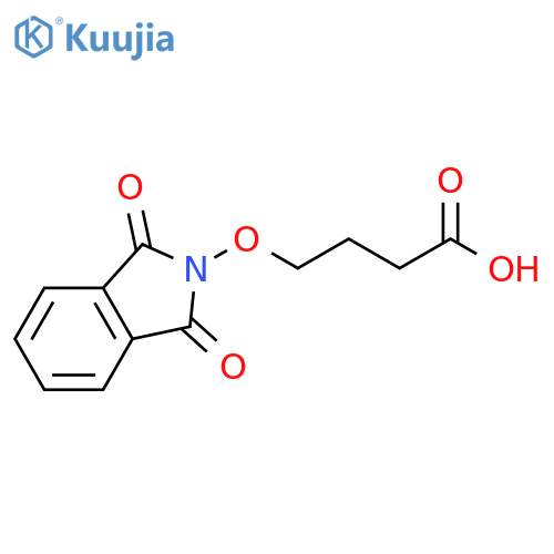 4-((1,3-dioxoisoindolin-2-yl)oxy)butanoic acid structure