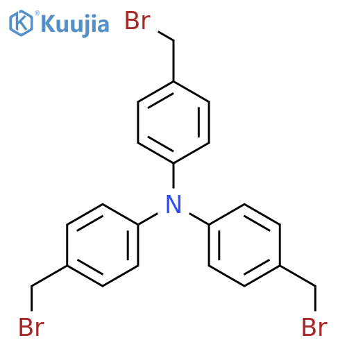 Tris(4-(bromomethyl)phenyl)amine structure
