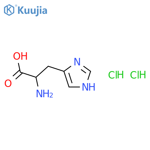 (S)-2-Amino-3-(1H-imidazol-4-yl)-propanoic acid dihydrochloride structure