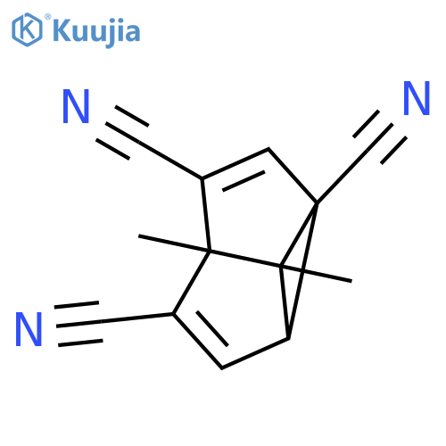 Cyclopropa[cd]pentalene-1,2a,4(2bH)-tricarbonitrile, 4a,4b-dihydro-4a,4b-dimethyl- (9CI) structure