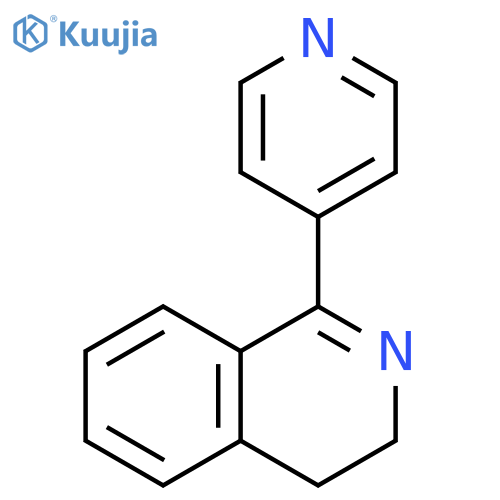 Isoquinoline, 3,4-dihydro-1-(4-pyridinyl)- structure