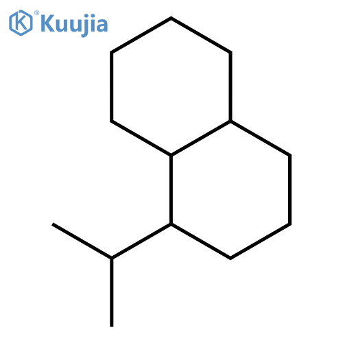Naphthalene,decahydro-1-(1-methylethyl)- structure