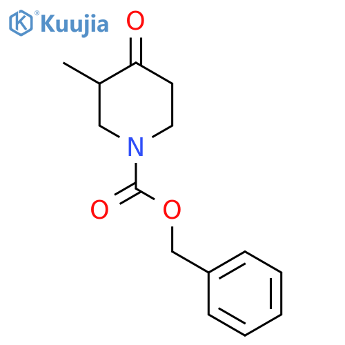 Benzyl 3-methyl-4-oxopiperidine-1-carboxylate structure