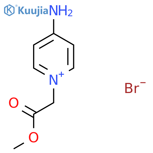 4-Amino-1-(2-methoxy-2-oxoethyl)pyridin-1-ium bromide structure