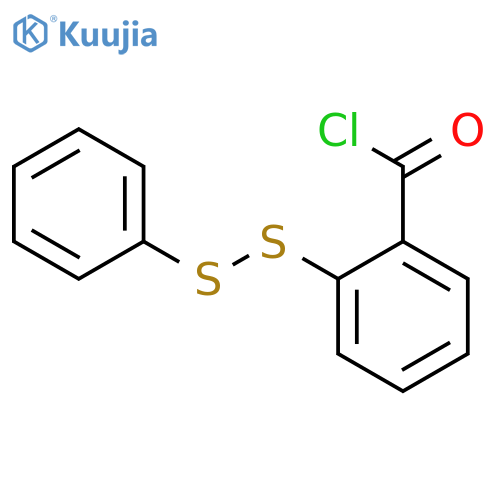 Benzoyl chloride, 2-(phenyldithio)- structure