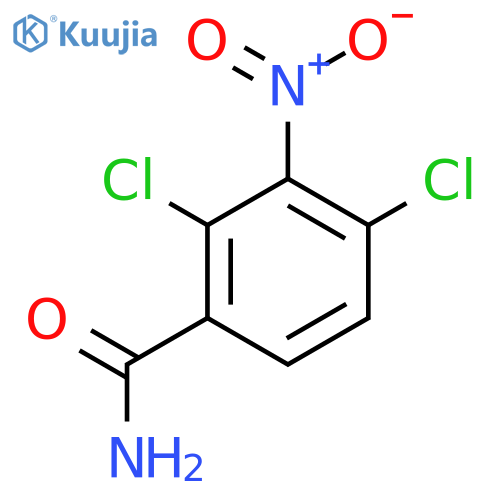 2,4-Dichloro-3-nitrobenzamide structure