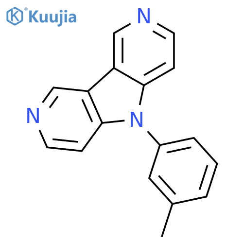 5-(m-Tolyl)-5H-pyrrolo3,2-c:4,5-c'dipyridine structure
