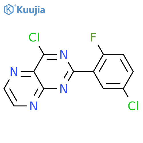 4-Chloro-2-(5-chloro-2-fluorophenyl)pteridine structure