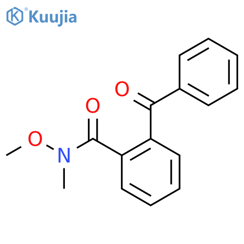 2-Benzoyl-N-methoxy-N-methylbenzamide structure