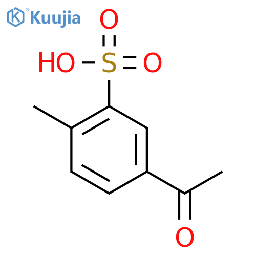 5-acetyl-2-methylbenzenesulfonic Acid structure