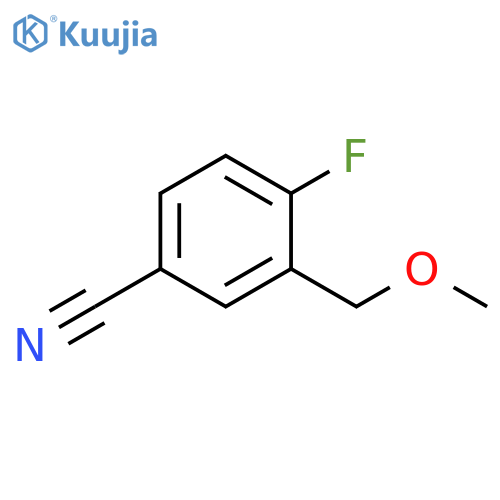 4-fluoro-3-(methoxymethyl)benzonitrile structure