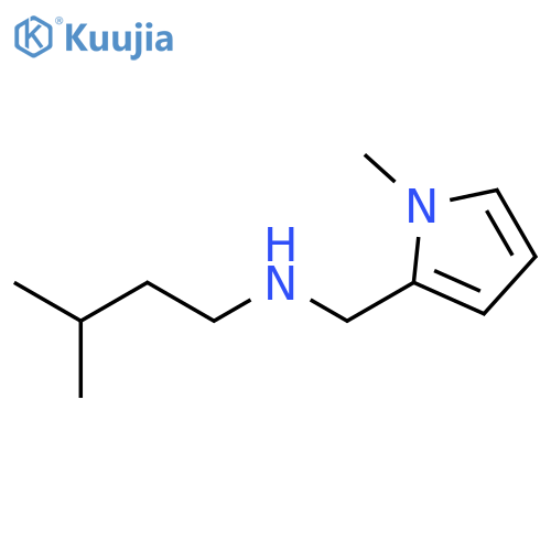 (1-methyl-1H-pyrrol-2-yl)methyl(3-methylbutyl)amine structure