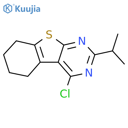 3-chloro-5-(propan-2-yl)-8-thia-4,6-diazatricyclo7.4.0.0,2,7trideca-1(9),2,4,6-tetraene structure