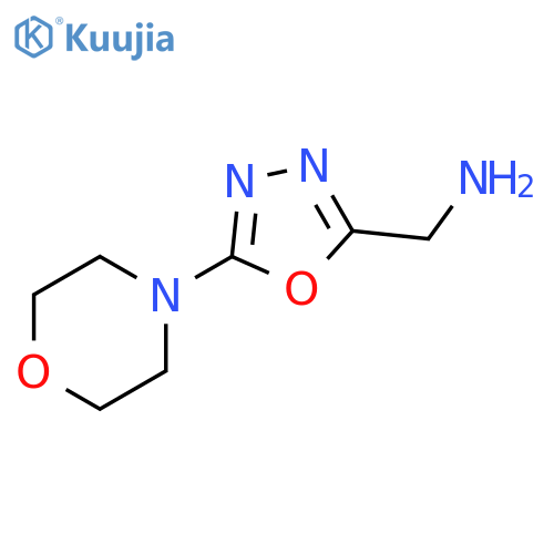 [5-(MORPHOLIN-4-YL)-1,3,4-OXADIAZOL-2-YL]METHANAMINE structure