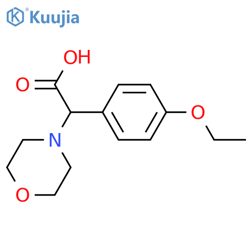 (4-Ethoxy-phenyl)-morpholin-4-yl-acetic acid structure