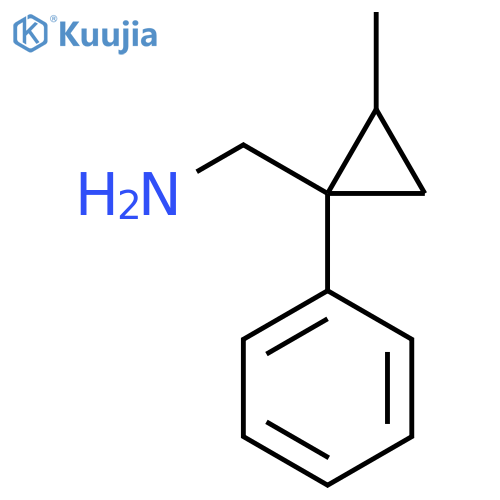 (2-methyl-1-phenylcyclopropyl)methanamine, Mixture of diastereomers structure