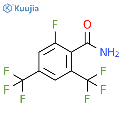2-Fluoro-4,6-bis(trifluoromethyl)benzamide structure