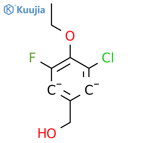 3-Chloro-4-ethoxy-5-fluorobenzyl alcohol structure