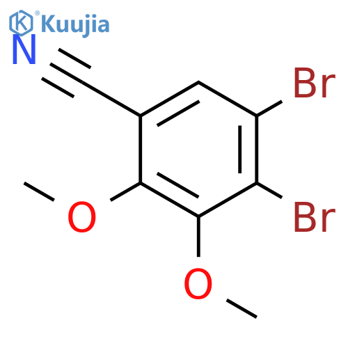 4,5-Dibromo-2,3-dimethoxybenzonitrile structure