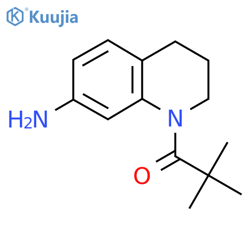 1-(7-Amino-3,4-dihydroquinolin-1(2H)-yl)-2,2-dimethylpropan-1-one structure