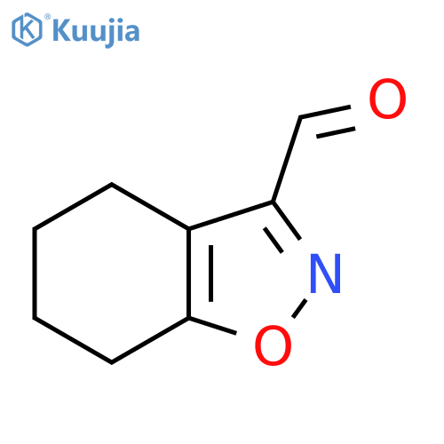 4,5,6,7-tetrahydro-1,2-benzoxazole-3-carbaldehyde structure