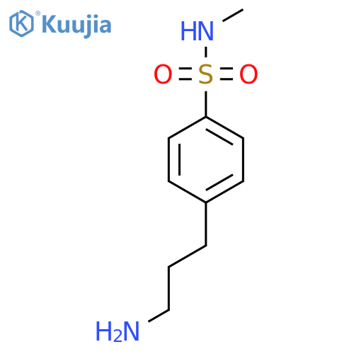 Benzenesulfonamide, 4-(3-aminopropyl)-N-methyl- structure