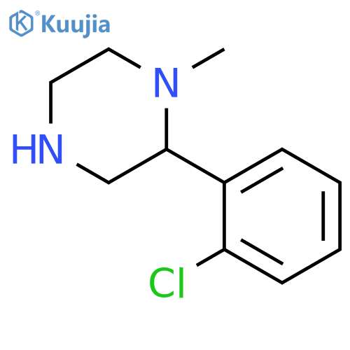 2-(2-chlorophenyl)-1-methylpiperazine structure