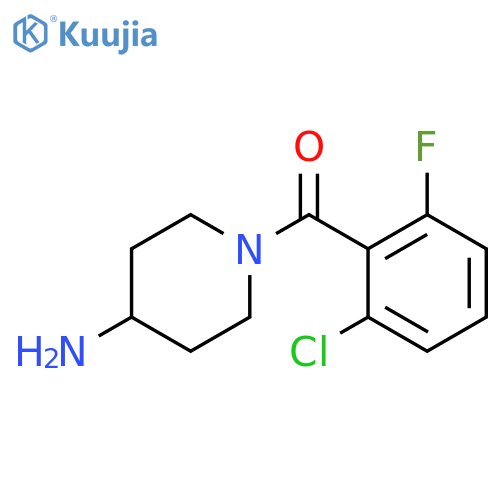 1-(2-Chloro-6-fluorobenzoyl)piperidin-4-amine structure