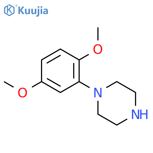 1-(2,5-dimethoxyphenyl)piperazine structure