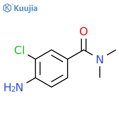 4-Amino-3-chloro-N,N-dimethylbenzamide structure