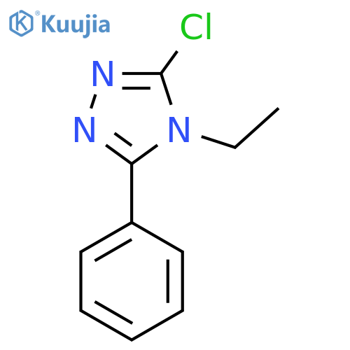 3-chloro-4-ethyl-5-phenyl-4H-1,2,4-triazole structure