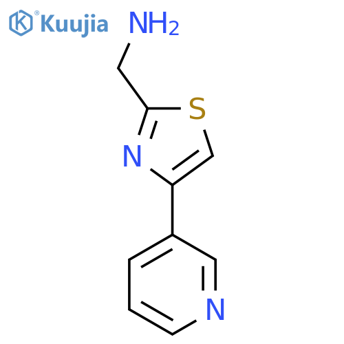 [4-(Pyridin-3-yl)-1,3-thiazol-2-yl]methanamine structure