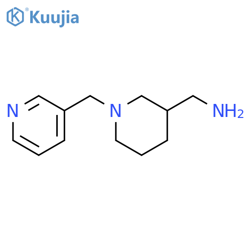 [1-(pyridin-3-ylmethyl)piperidin-3-yl]methanamine structure