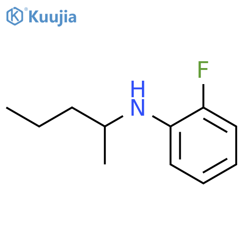 2-fluoro-N-(pentan-2-yl)aniline structure