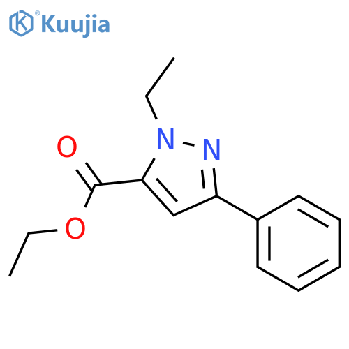 Ethyl 1-ethyl-3-phenyl-1H-pyrazole-5-carboxylate structure