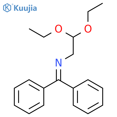 benzhydrylidenamino-acetaldehyde diethylacetal structure